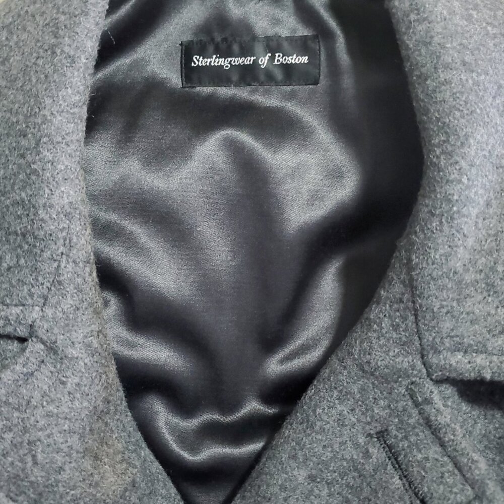Sterlingwear of Boston Wool, Made in USA, Men's XL, Classic Gray - Picture 3 of 11